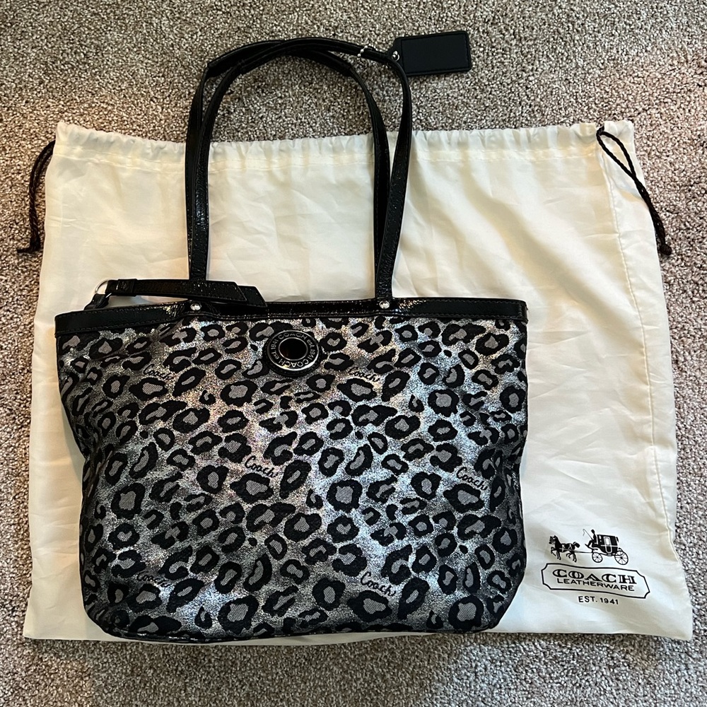 Cheetah Print Coach Bag